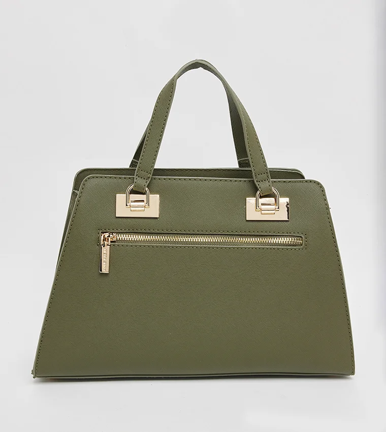 آن كلاين Anne Klein Sandy Textured Satchel Bag With Coin Pouch